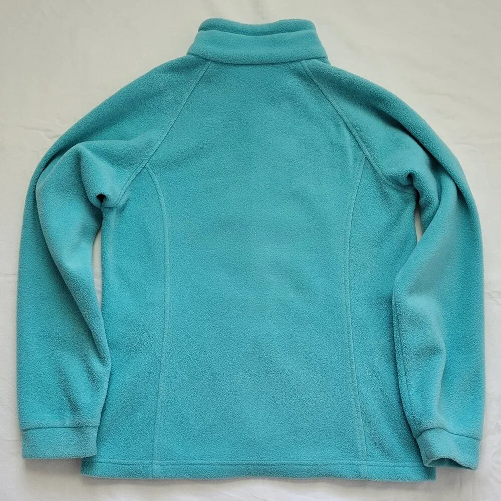 Columbia Kids Full-Zip Fleece Jacket Teal Large Minimalist